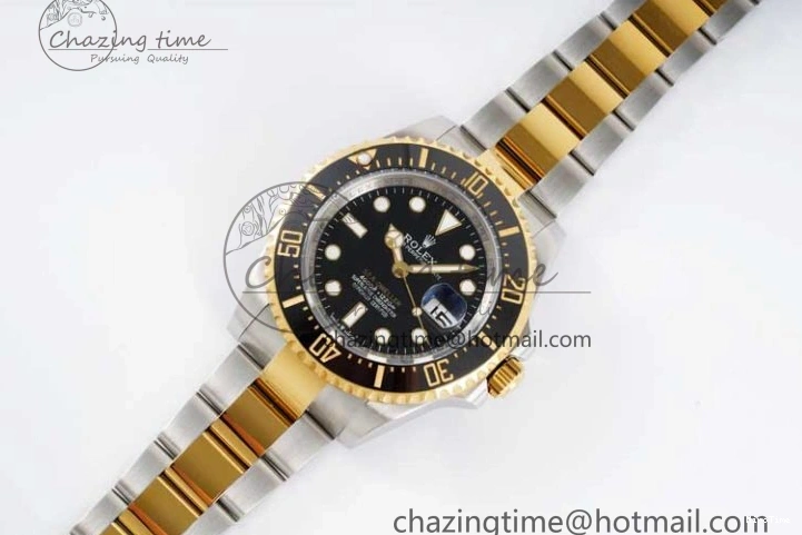 MiroTime 0202 Lightweight Sea-Dweller 126603 APF Best Edition Black Dial on SS YG Bracelet VR 2035